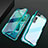 Luxury Aluminum Metal Frame Mirror Cover Case 360 Degrees M04 for Huawei Honor V30 5G Green