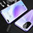 Luxury Aluminum Metal Frame Mirror Cover Case 360 Degrees M04 for Huawei Nova 8 Pro 5G