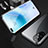 Luxury Aluminum Metal Frame Mirror Cover Case 360 Degrees M04 for Huawei Nova 8 Pro 5G Black