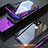 Luxury Aluminum Metal Frame Mirror Cover Case 360 Degrees M05 for Apple iPhone 11 Pro Max Purple