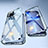 Luxury Aluminum Metal Frame Mirror Cover Case 360 Degrees M05 for Apple iPhone 13 Pro