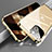 Luxury Aluminum Metal Frame Mirror Cover Case 360 Degrees M05 for Apple iPhone 15 Gold