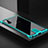 Luxury Aluminum Metal Frame Mirror Cover Case 360 Degrees M05 for Samsung Galaxy Note 10 5G Cyan