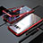 Luxury Aluminum Metal Frame Mirror Cover Case 360 Degrees M05 for Samsung Galaxy S8 Red