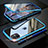 Luxury Aluminum Metal Frame Mirror Cover Case 360 Degrees M07 for Apple iPhone 11