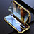 Luxury Aluminum Metal Frame Mirror Cover Case 360 Degrees M08 for Apple iPhone 15 Pro