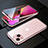 Luxury Aluminum Metal Frame Mirror Cover Case 360 Degrees M10 for Apple iPhone 14