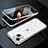 Luxury Aluminum Metal Frame Mirror Cover Case 360 Degrees M10 for Apple iPhone 15