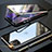 Luxury Aluminum Metal Frame Mirror Cover Case 360 Degrees M12 for Apple iPhone 11 Pro Max Gold and Black