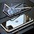 Luxury Aluminum Metal Frame Mirror Cover Case 360 Degrees M14 for Apple iPhone 11 Pro