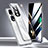 Luxury Aluminum Metal Frame Mirror Cover Case 360 Degrees P01 for Huawei Honor 90 Pro 5G