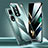 Luxury Aluminum Metal Frame Mirror Cover Case 360 Degrees P01 for Huawei Honor 90 Pro 5G Green