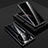 Luxury Aluminum Metal Frame Mirror Cover Case 360 Degrees P01 for Huawei Honor Magic3 Pro+ Plus 5G Black