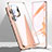 Luxury Aluminum Metal Frame Mirror Cover Case 360 Degrees P01 for Huawei P50 Pro