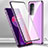 Luxury Aluminum Metal Frame Mirror Cover Case 360 Degrees P01 for OnePlus 9RT 5G