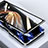 Luxury Aluminum Metal Frame Mirror Cover Case 360 Degrees P01 for Samsung Galaxy Z Fold4 5G