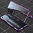 Luxury Aluminum Metal Frame Mirror Cover Case 360 Degrees P01 for Xiaomi Black Shark 5 5G Purple