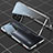 Luxury Aluminum Metal Frame Mirror Cover Case 360 Degrees P01 for Xiaomi Black Shark 5 5G Silver