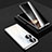 Luxury Aluminum Metal Frame Mirror Cover Case 360 Degrees P02 for Huawei Honor X7b