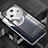 Luxury Aluminum Metal Frame Mirror Cover Case 360 Degrees P02 for Oppo Find X7 5G