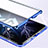 Luxury Aluminum Metal Frame Mirror Cover Case 360 Degrees P02 for Oppo K9 5G