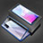 Luxury Aluminum Metal Frame Mirror Cover Case 360 Degrees P02 for Vivo Y73s 5G