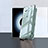 Luxury Aluminum Metal Frame Mirror Cover Case 360 Degrees P02 for Xiaomi Mi 12T 5G Green