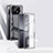 Luxury Aluminum Metal Frame Mirror Cover Case 360 Degrees P02 for Xiaomi Mi 13 Pro 5G