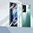 Luxury Aluminum Metal Frame Mirror Cover Case 360 Degrees P02 for Xiaomi Poco F4 5G
