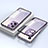 Luxury Aluminum Metal Frame Mirror Cover Case 360 Degrees P02 for Xiaomi Poco X5 5G