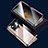 Luxury Aluminum Metal Frame Mirror Cover Case 360 Degrees P03 for Huawei Mate X3 Gold