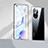 Luxury Aluminum Metal Frame Mirror Cover Case 360 Degrees P03 for Huawei Nova 9 Pro Black