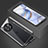 Luxury Aluminum Metal Frame Mirror Cover Case 360 Degrees P03 for OnePlus 11R 5G