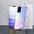 Luxury Aluminum Metal Frame Mirror Cover Case 360 Degrees P03 for Oppo K9 5G Purple