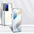 Luxury Aluminum Metal Frame Mirror Cover Case 360 Degrees P03 for Vivo X70 5G