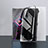 Luxury Aluminum Metal Frame Mirror Cover Case 360 Degrees P03 for Xiaomi Poco F3 GT 5G Black