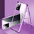 Luxury Aluminum Metal Frame Mirror Cover Case 360 Degrees P03 for Xiaomi Redmi Note 10 Pro 5G