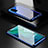 Luxury Aluminum Metal Frame Mirror Cover Case 360 Degrees T01 for Huawei Honor V30 5G Blue