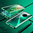 Luxury Aluminum Metal Frame Mirror Cover Case 360 Degrees T01 for Huawei Mate 30 Green