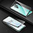 Luxury Aluminum Metal Frame Mirror Cover Case 360 Degrees T01 for OnePlus 8 Pro