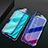 Luxury Aluminum Metal Frame Mirror Cover Case 360 Degrees T01 for Oppo R15X