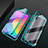 Luxury Aluminum Metal Frame Mirror Cover Case 360 Degrees T01 for Xiaomi Mi A3