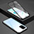 Luxury Aluminum Metal Frame Mirror Cover Case 360 Degrees T02 for Samsung Galaxy S20 Ultra Black