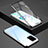 Luxury Aluminum Metal Frame Mirror Cover Case 360 Degrees T02 for Samsung Galaxy S20 Ultra Silver