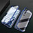 Luxury Aluminum Metal Frame Mirror Cover Case 360 Degrees T02 for Xiaomi Mi Note 10 Pro