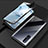 Luxury Aluminum Metal Frame Mirror Cover Case 360 Degrees T03 for Oppo Reno3 Pro