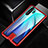 Luxury Aluminum Metal Frame Mirror Cover Case 360 Degrees T04 for Huawei P30 Pro New Edition Red