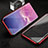 Luxury Aluminum Metal Frame Mirror Cover Case 360 Degrees T04 for Samsung Galaxy S10e Red