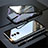 Luxury Aluminum Metal Frame Mirror Cover Case 360 Degrees T06 for Huawei Mate 20 Lite