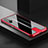 Luxury Aluminum Metal Frame Mirror Cover Case 360 Degrees T07 for Huawei Honor 20S Red